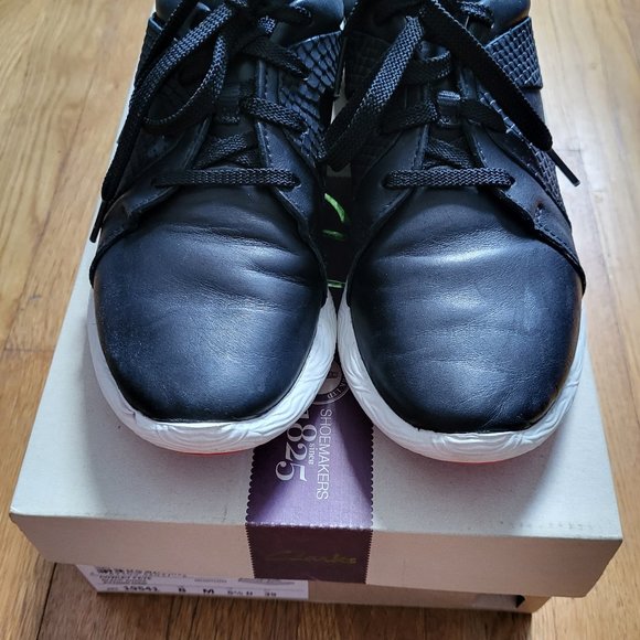 Clarks Crowley Faye Leather Sneaker - Size 8 - EUC - Picture 12 of 12